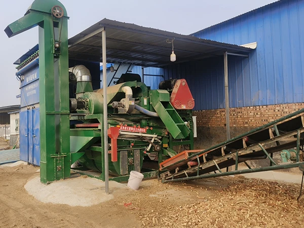 大三軸双筛比重净粮玉米脱粒机